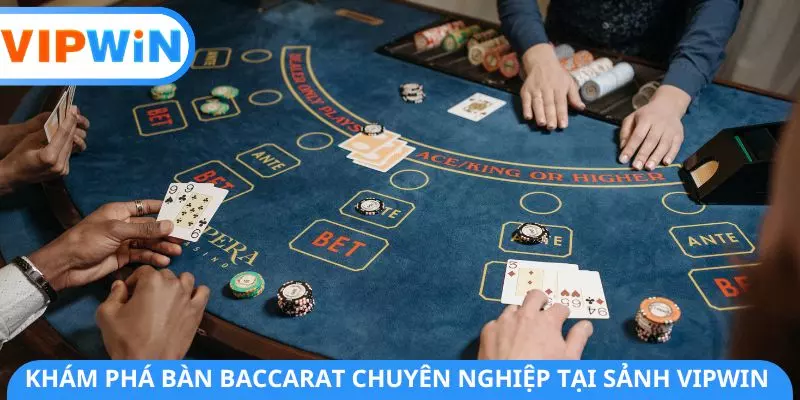 Khám phá bàn Baccarat chuyên nghiệp tại sảnh VIPWIN Khám phá bàn Baccarat chuyên nghiệp tại sảnh VIPWIN