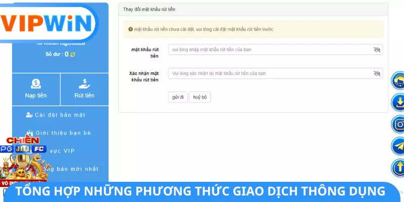 Tổng hợp những phương thức giao dịch thông dụng Tổng hợp những phương thức giao dịch thông dụng